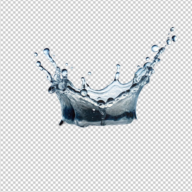 Splash of a water on transparent background