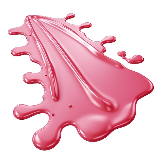 PSD splashes of pink paint