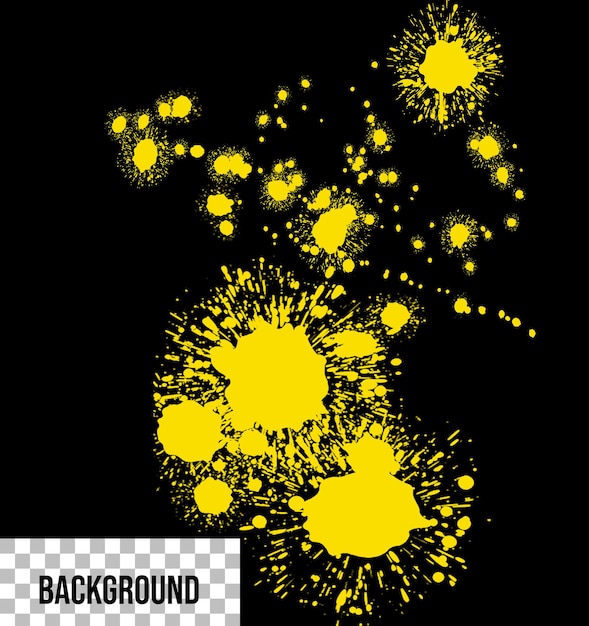 PSD splatter background