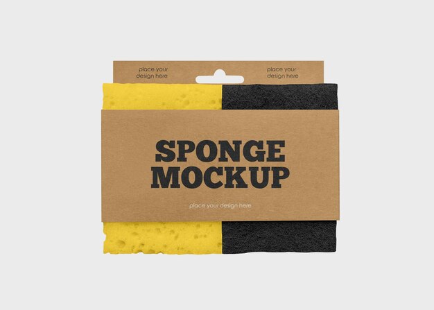 PSD sponge psd mockup