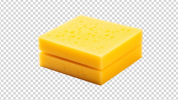 PSD sponge for washing dishes isolated on a transparent background