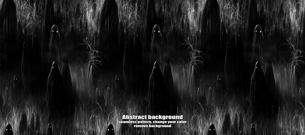 PSD spooky skulls amp ghosts glittering halloween background