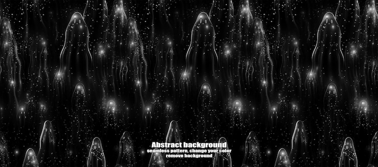 PSD spooky skulls amp ghosts glittering halloween background