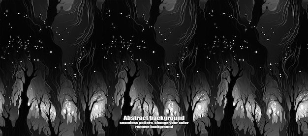 spooky skulls amp ghosts glittering halloween background
