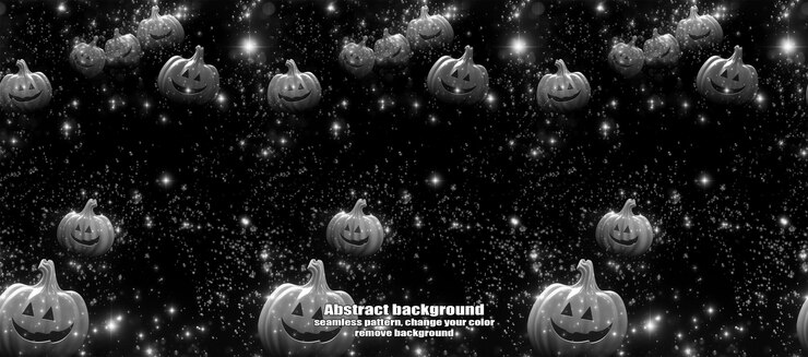 PSD spooky skulls amp ghosts блестящий фон хэллоуина