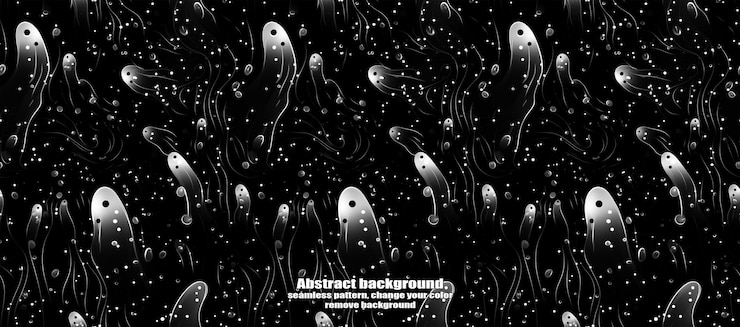 PSD spooky skulls amp ghosts glittering halloween background
