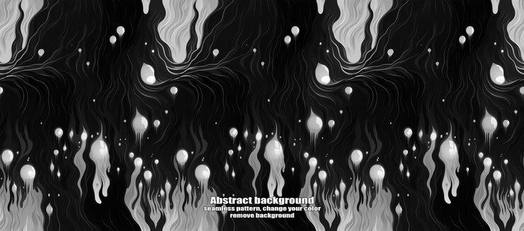 PSD spooky skulls amp ghosts glittering halloween background