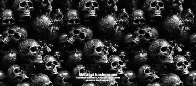 spooky skulls amp ghosts glittering halloween background