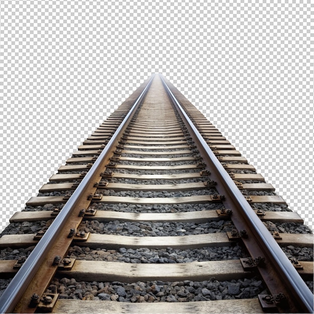 Spoorlijnen op een doorzichtige achtergrond