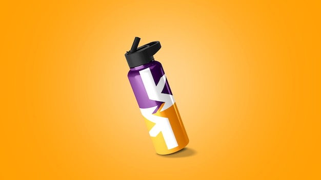 Sport bottle mockup 002