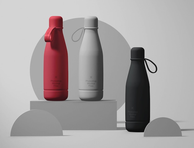 PSD sport bottle mockup