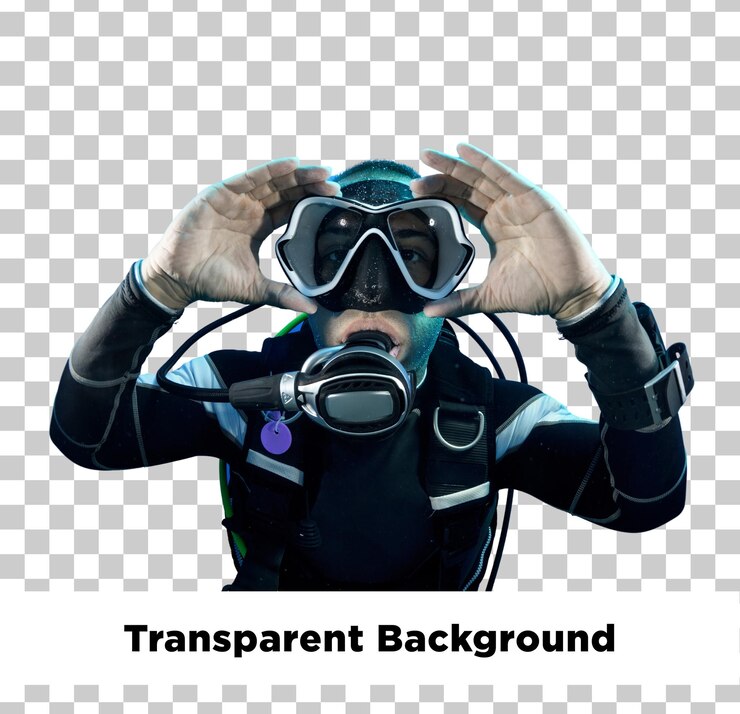 PSD sport camera summer swim scuba transparent background