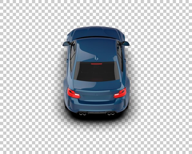 รถสปอร์ตแยกจาก พื้นหลัง ภาพ เรนเดอร์ 3 มิติ