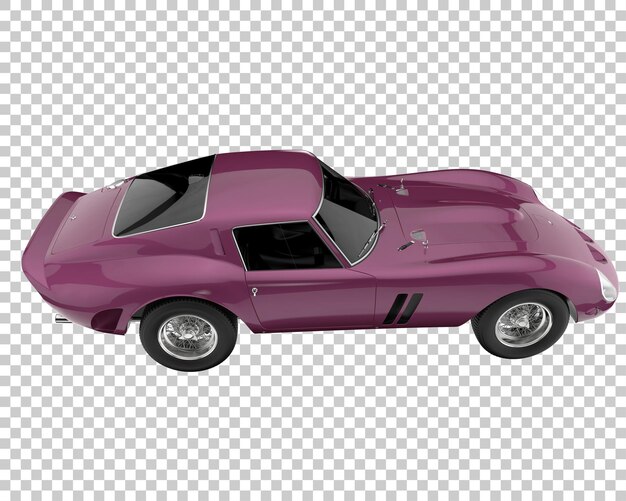 PSD auto sportiva su sfondo trasparente. rendering 3d - illustrazione