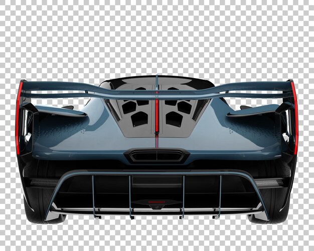 PSD auto sportiva su sfondo trasparente. rendering 3d - illustrazione