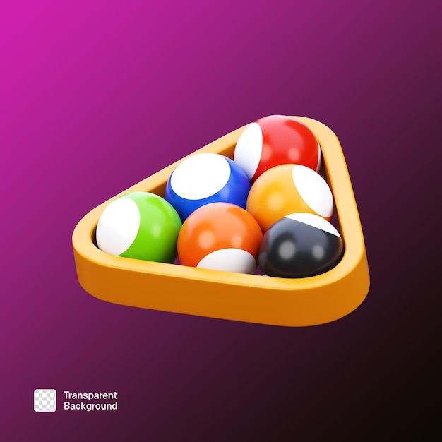 sport equipment 3d illustration png template