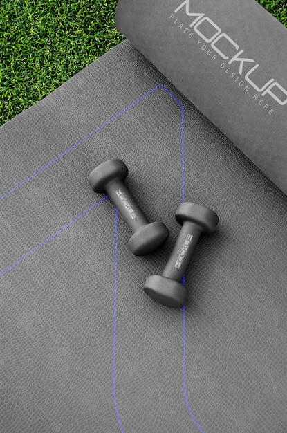Sport equipment mockup
