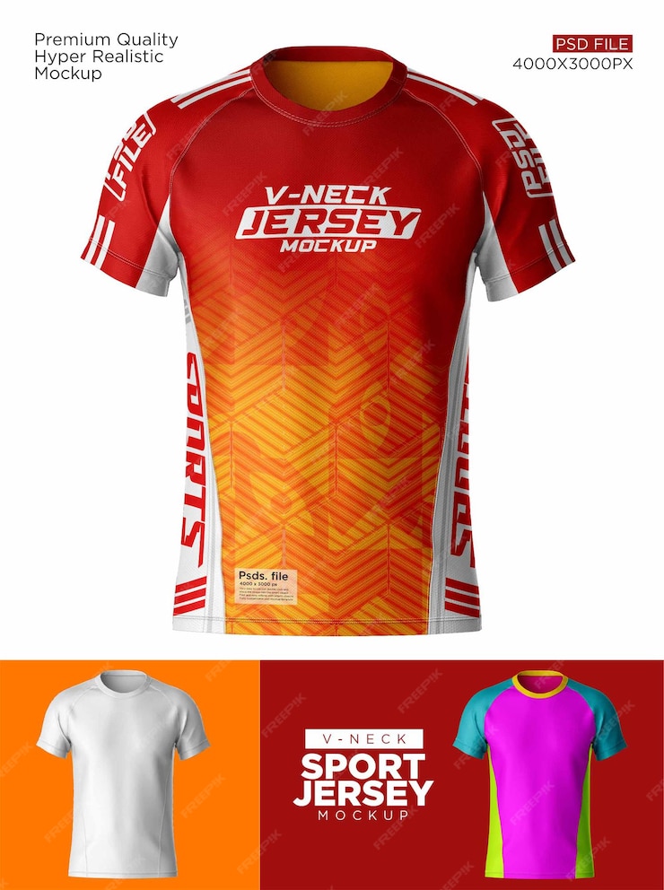 Premium PSD | Sport jersey mockup