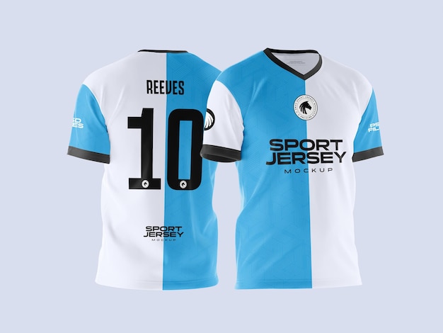 PSD sport jersey mockup