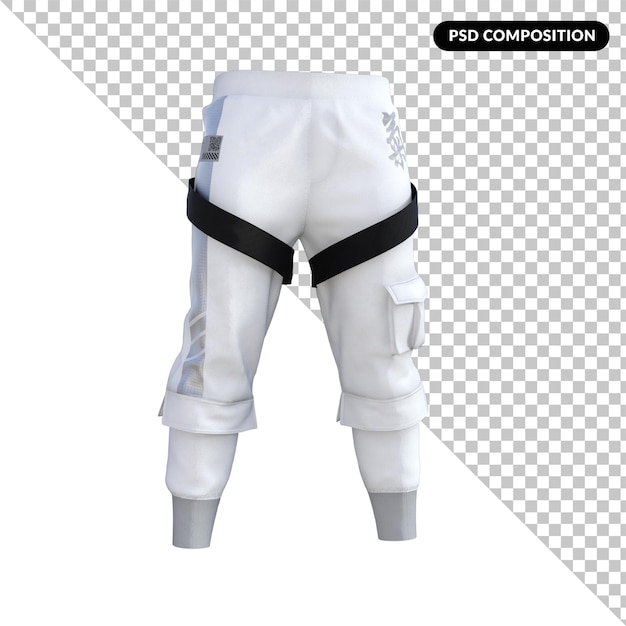 PSD sport pant isolated 3d