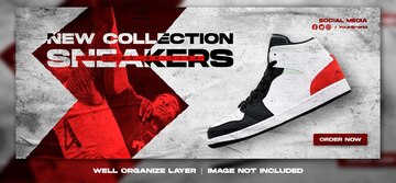 Premium PSD | Sport sneakers shoes sale for social media instagram post ...