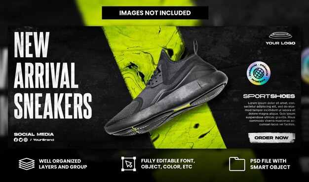 Premium PSD | Sport sneakers shoes sale for social media instagram post ...