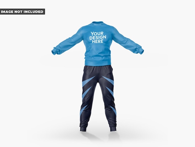 Sport Suit Mockup Front View