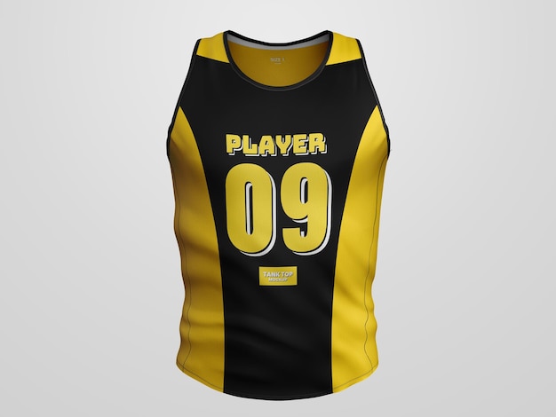 PSD sport tank top mockup