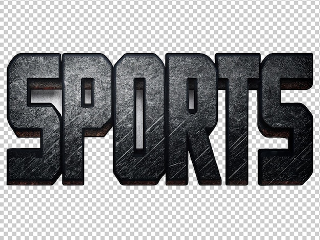 PSD sport text effect