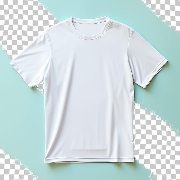 PSD 흰색 빈 캔버스를 사용한 디자인을 위한 스포츠 티셔츠 템플릿