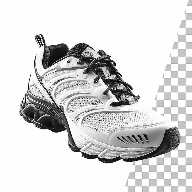 PSD a sport walking shoe with transparent background