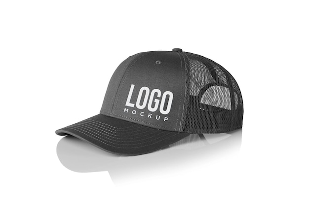 PSD sportcap logo ontwerp branding mockup