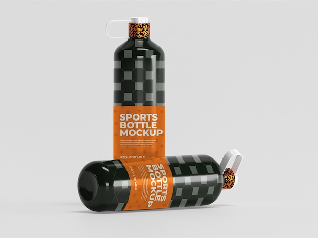 Sportfles water mockup