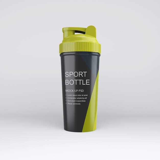 PSD mockup di sport bottle