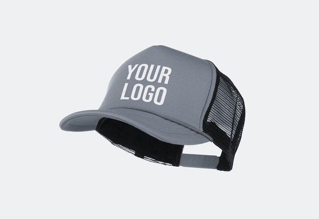 Sports cap logo mockup branding mockup