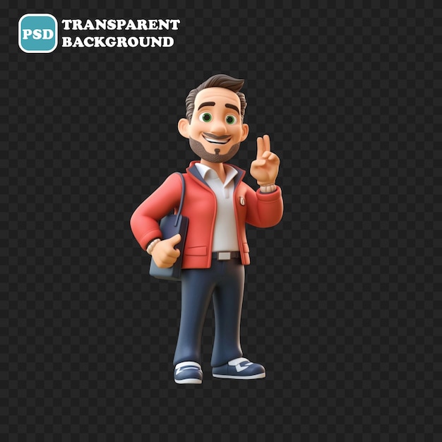 Sports coach icon isolated 3d render illustration