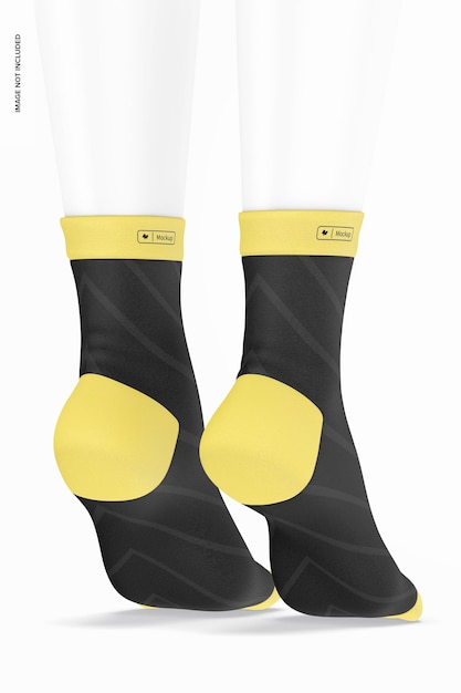 PSD sports cycling socks mockup