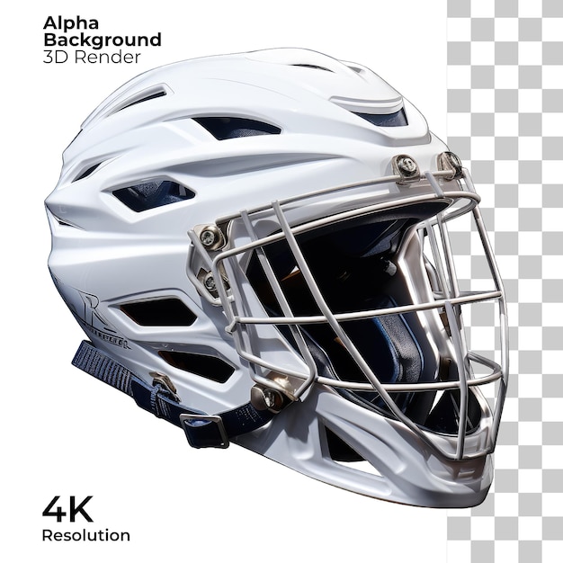 PSD sports helmet on white background