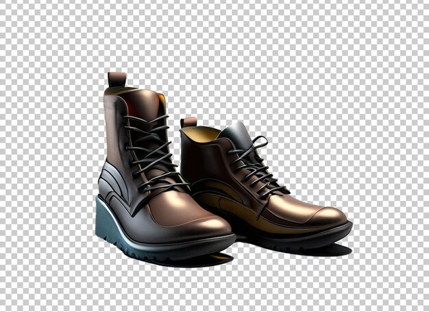 Sports hightop sneakers 3d render