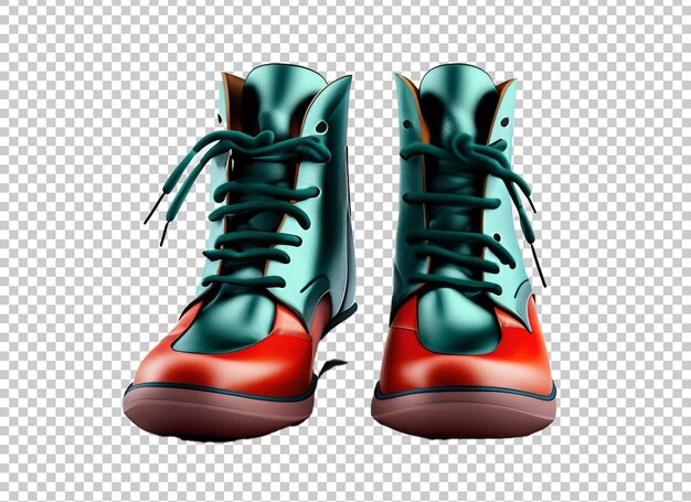 PSD sports hightop sneakers 3d render