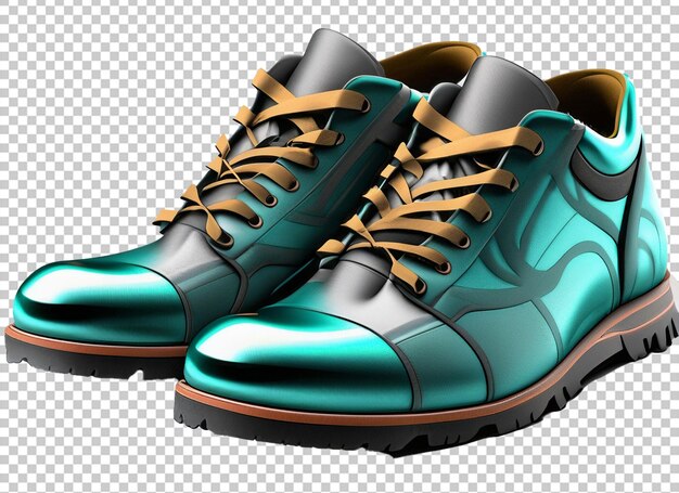 Sports hightop sneakers 3d render