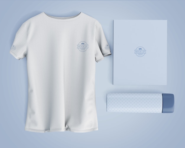 PSD mockup di maglie sportive con logo del marchio