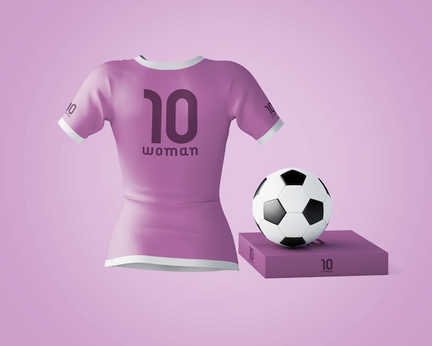 Mockup di maglie sportive con logo del marchio