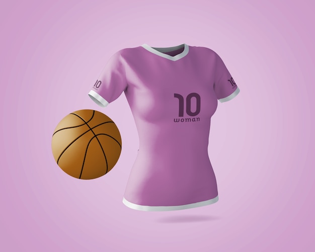 Mockup di maglie sportive con logo del marchio