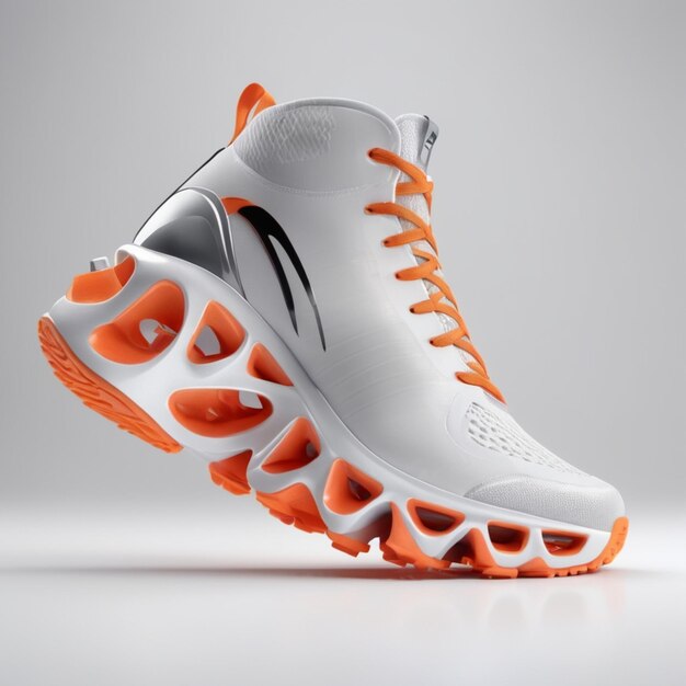 Sports shoe psd on a white background