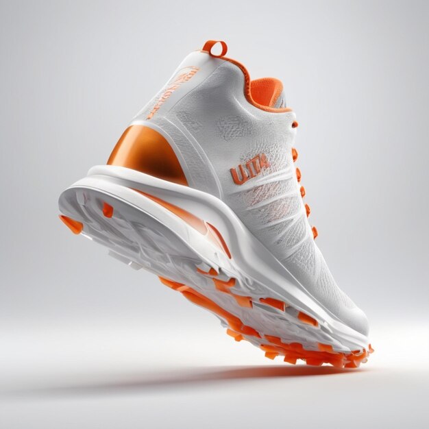 Sports shoe psd on a white background