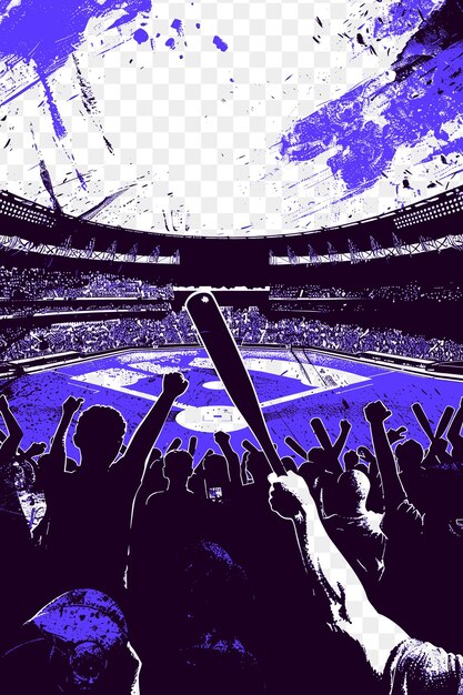 Sports stadium setting with fans and athletes for election f poster banner postcard tshirt tattoo