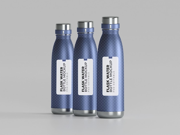 PSD sports water bottle mockup