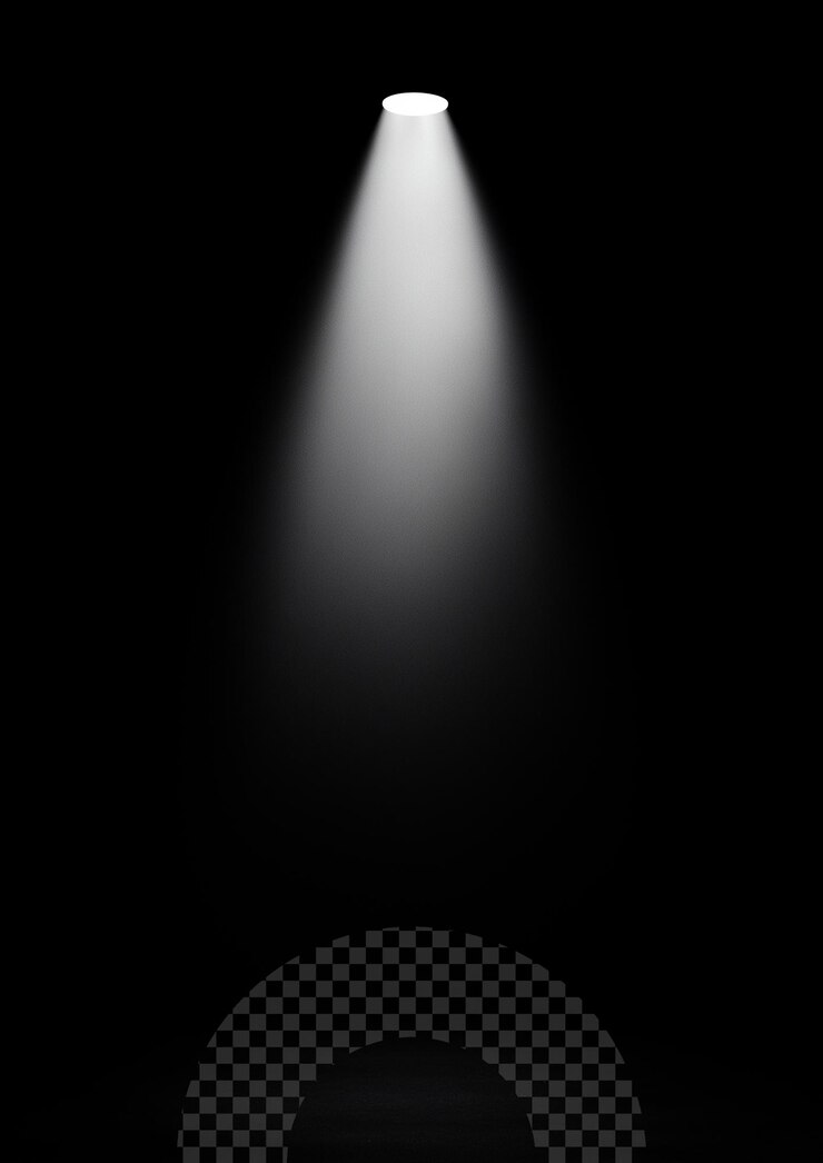 PSD spotlight effect transparent overlay effect