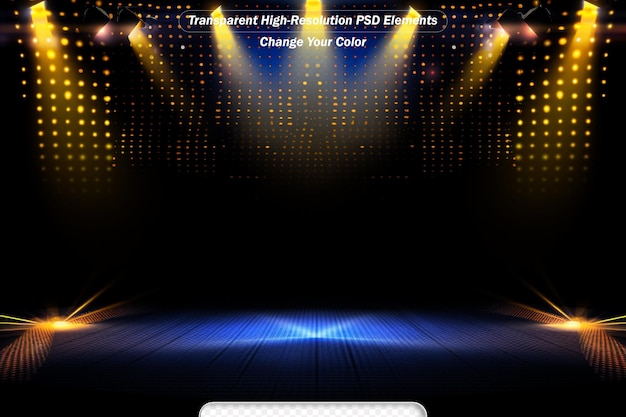 PSD spotlight schitterend voor een show evenement